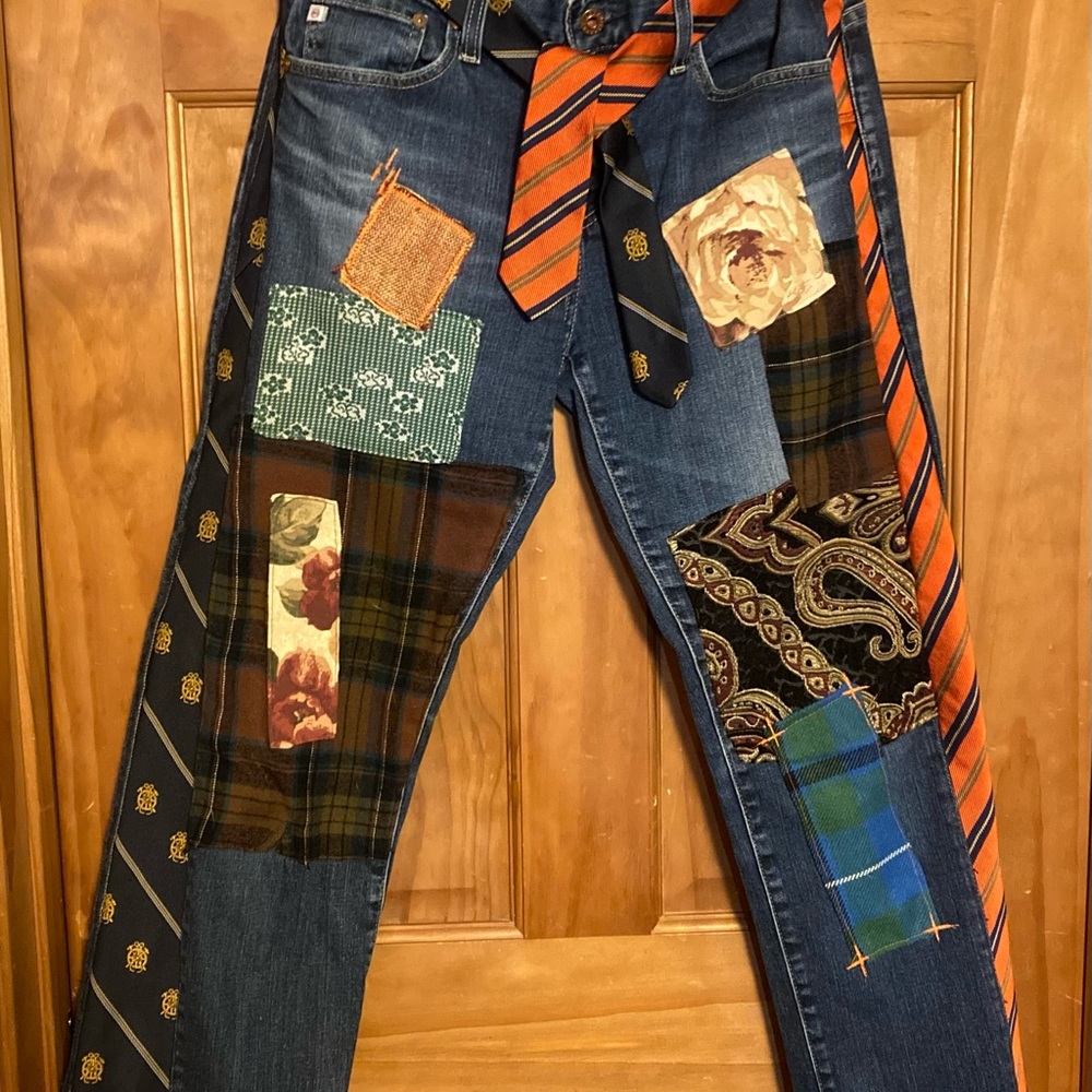 Upcycled Adriano Goldschmied Ex-Boyfriend Slim AG-ED SLOUCHY SLIM FIT DENIM